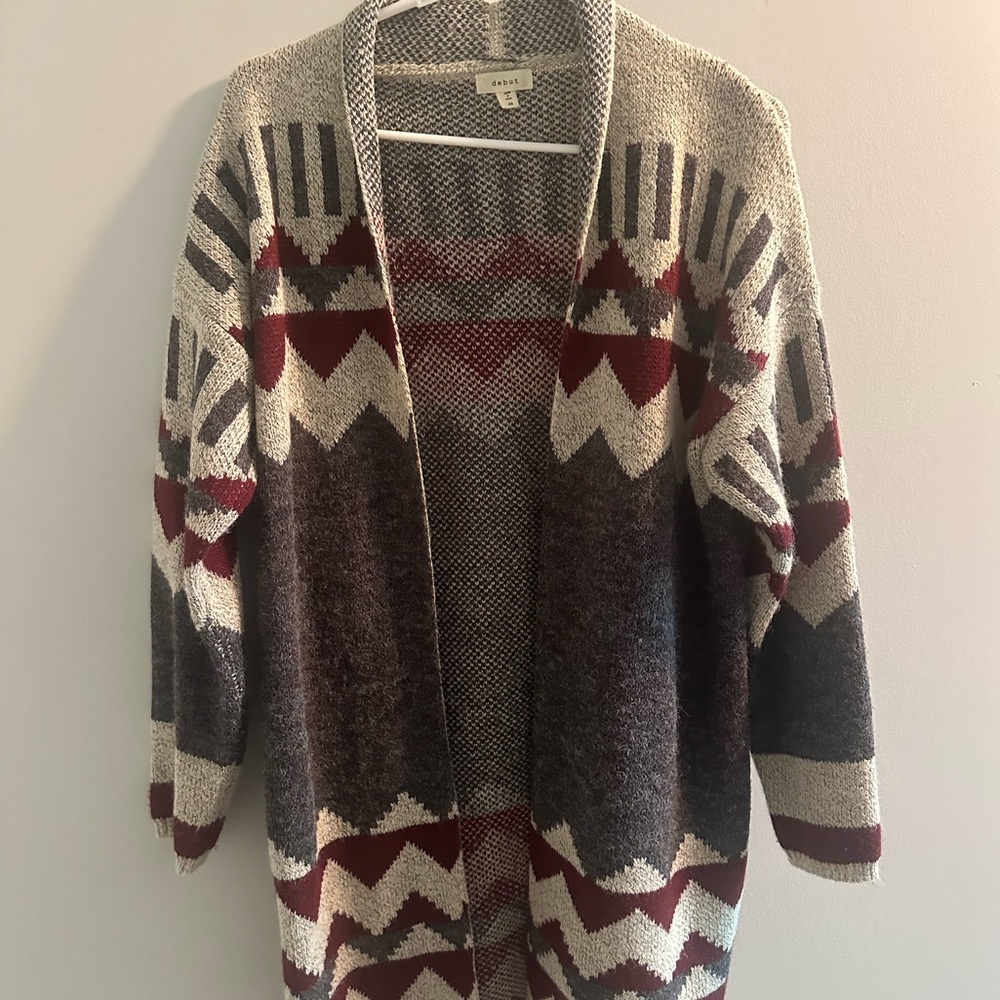 XS Debut Geometric Cardigan